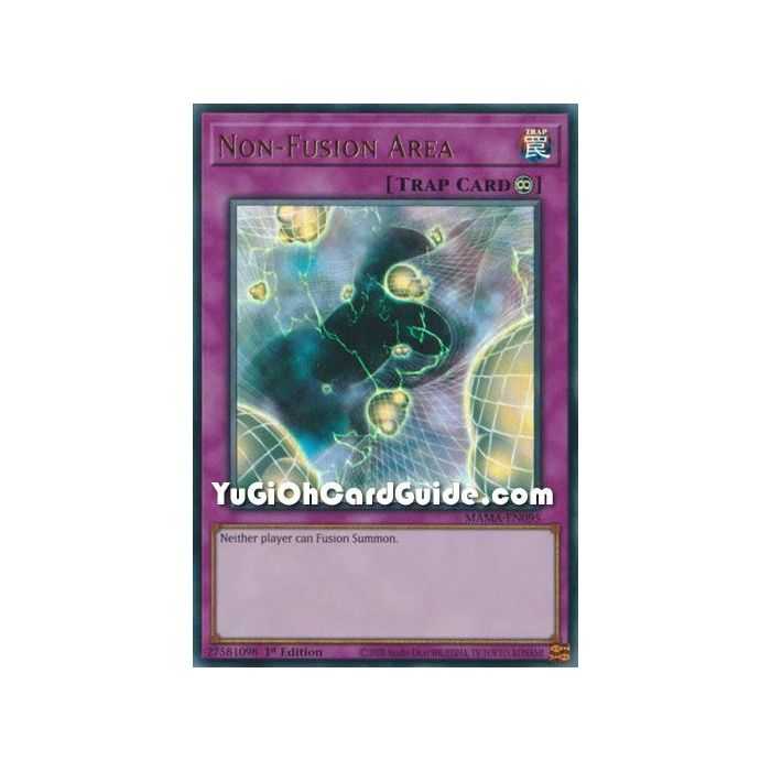 Non-Fusion Area (Ultra Rare) – Magnificent Mavens | Carta YUGIOH en México