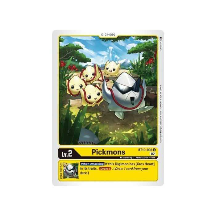 Pickmons (Uncommon) – BT10 Xros Encounter | Carta DIGIMON en México