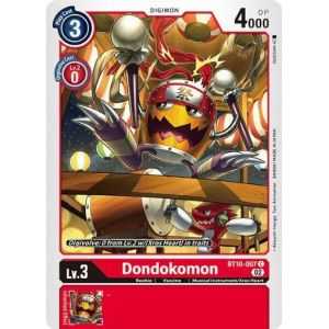 Dondokomon (Common) – BT10 Xros Encounter | Carta DIGIMON en México