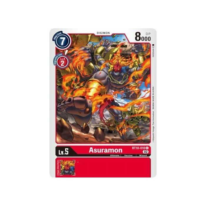 Asuramon (Common) – BT10 Xros Encounter | Carta DIGIMON en México