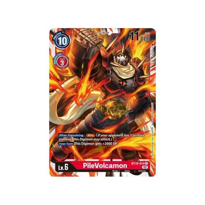 PileVolcamon (Uncommon) – BT10 Xros Encounter | Carta DIGIMON en México