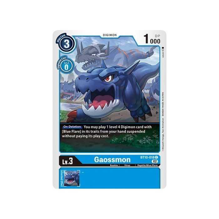 Gaossmon (Common) – BT10 Xros Encounter | Carta DIGIMON en México