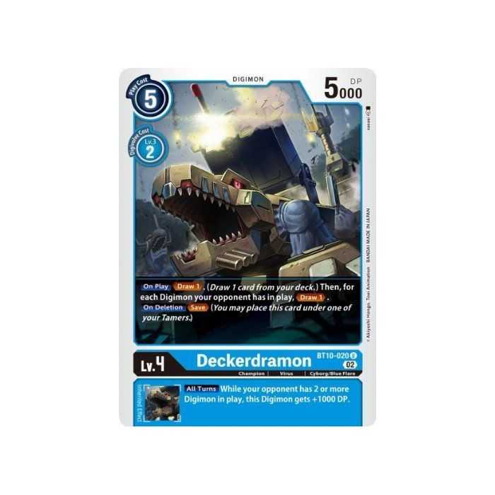 Deckerdramon (Uncommon) – BT10 Xros Encounter | Carta DIGIMON en México