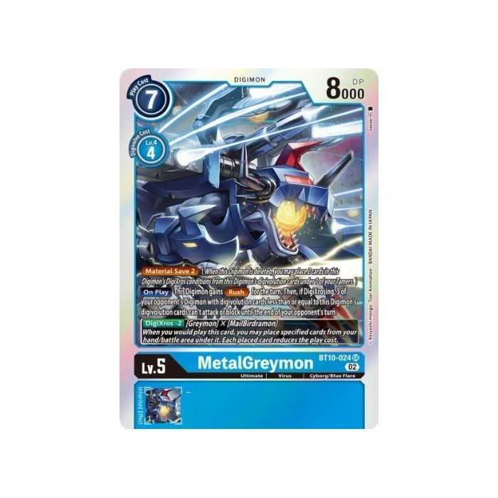 MetalGreymon (Super Rare) – BT10 Xros Encounter | Carta DIGIMON en México