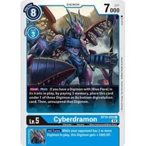 Cyberdramon (Common) – BT10 Xros Encounter | Carta DIGIMON en México