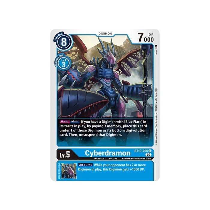Cyberdramon (Common) – BT10 Xros Encounter | Carta DIGIMON en México