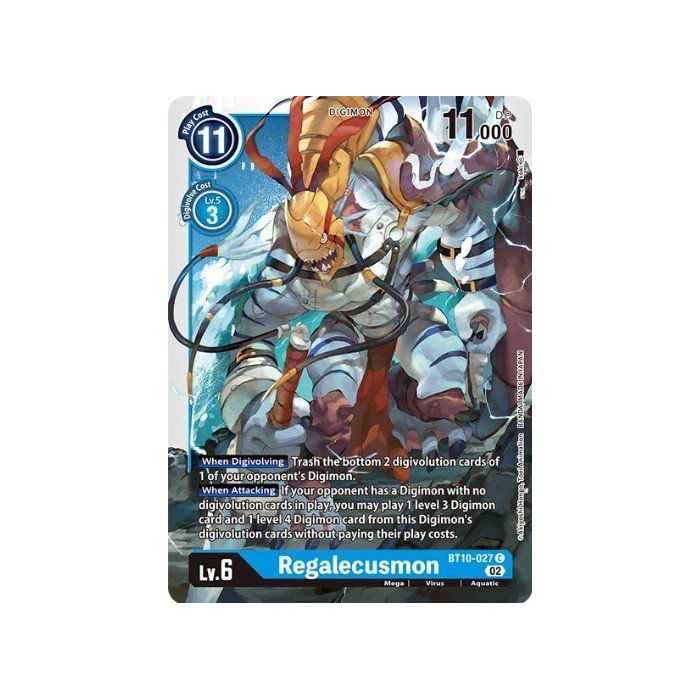 Regalecusmon (Common) – BT10 Xros Encounter | Carta DIGIMON en México