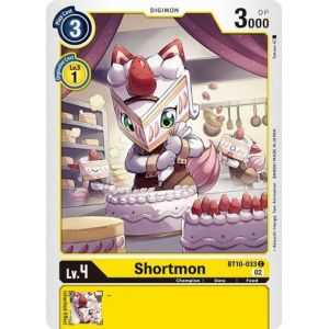 Shortmon (Common) – BT10 Xros Encounter | Carta DIGIMON en México