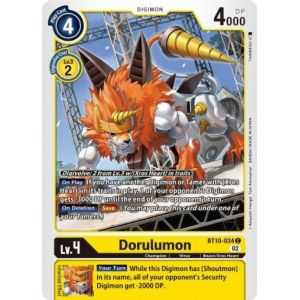 Dorulumon (Common) – BT10 Xros Encounter | Carta DIGIMON en México