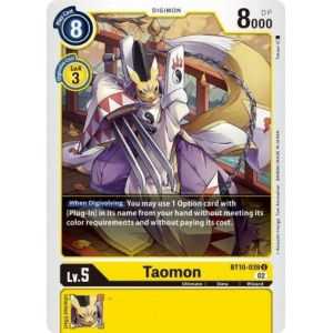 Taomon (Uncommon) – BT10 Xros Encounter | Carta DIGIMON en México