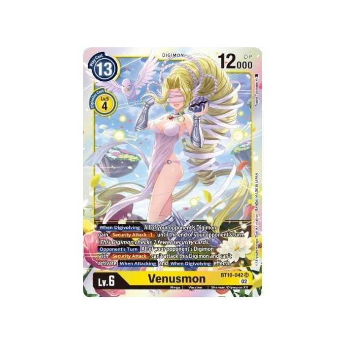 Venusmon (Super Rare) – BT10 Xros Encounter | Carta DIGIMON en México