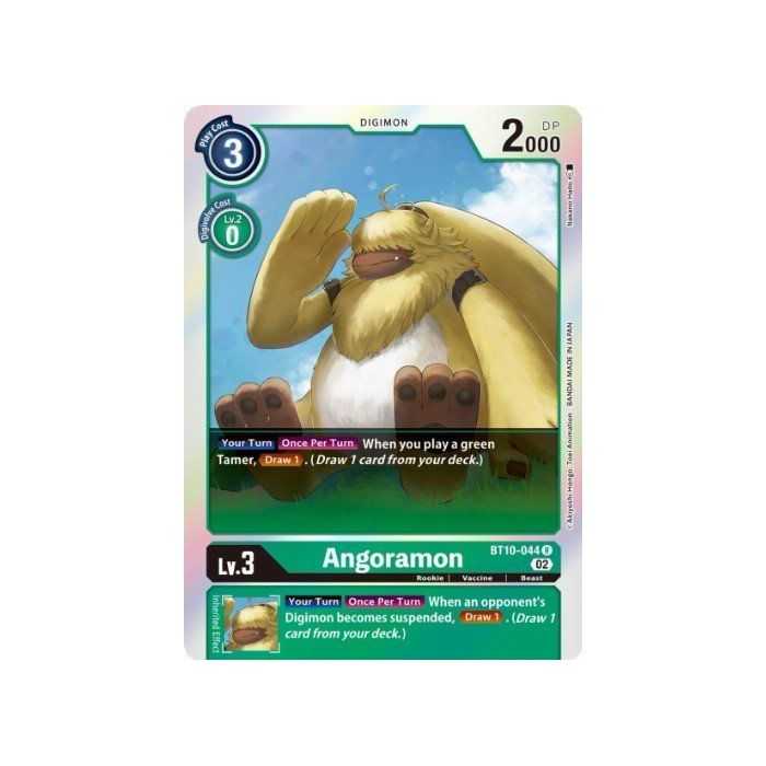 Angoramon (Rare) – BT10 Xros Encounter | Carta DIGIMON en México