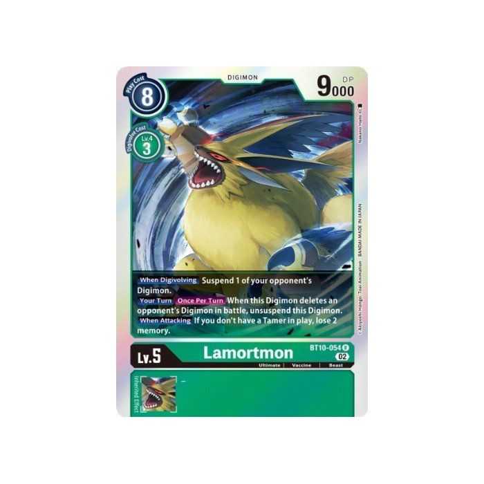 Lamortmon (Rare) – BT10 Xros Encounter | Carta DIGIMON en México