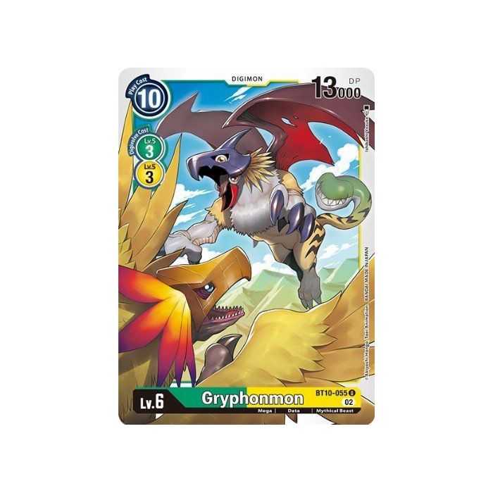 Gryphonmon (Uncommon) – BT10 Xros Encounter | Carta DIGIMON en México