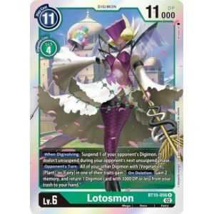 Lotosmon (Rare) – BT10 Xros Encounter | Carta DIGIMON en México