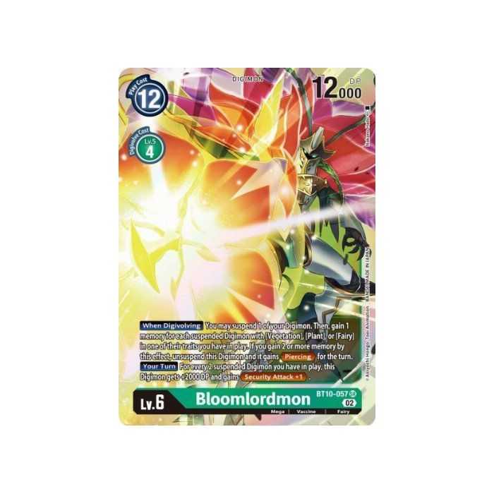 BloomLordmon (Super Rare) – BT10 Xros Encounter | Carta DIGIMON en México