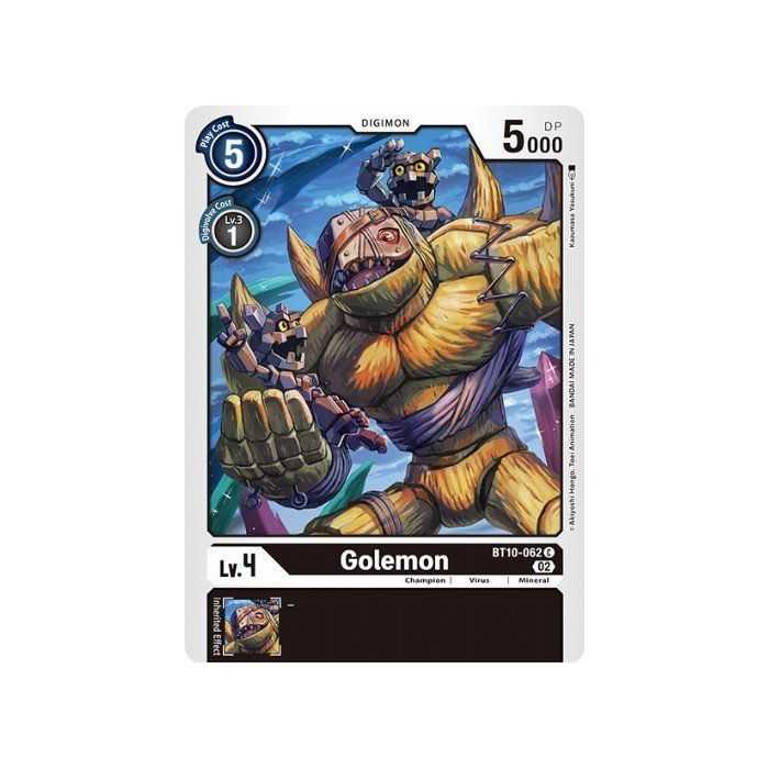 Golemon (Common) – BT10 Xros Encounter | Carta DIGIMON en México