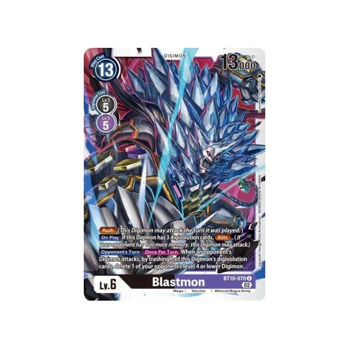 Blastmon (Uncommon) – BT10 Xros Encounter | Carta DIGIMON en México