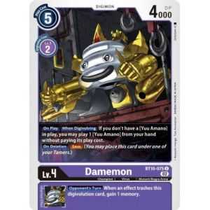 Damemon (Uncommon) – BT10 Xros Encounter | Carta DIGIMON en México