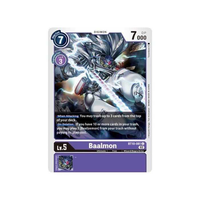 Baalmon (Common) – BT10 Xros Encounter | Carta DIGIMON en México