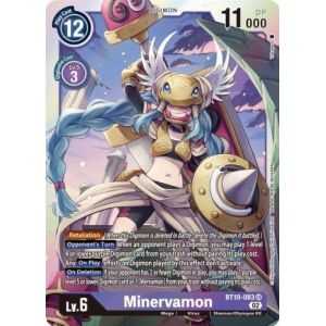 Minervamon (Super Rare) – BT10 Xros Encounter | Carta DIGIMON en México