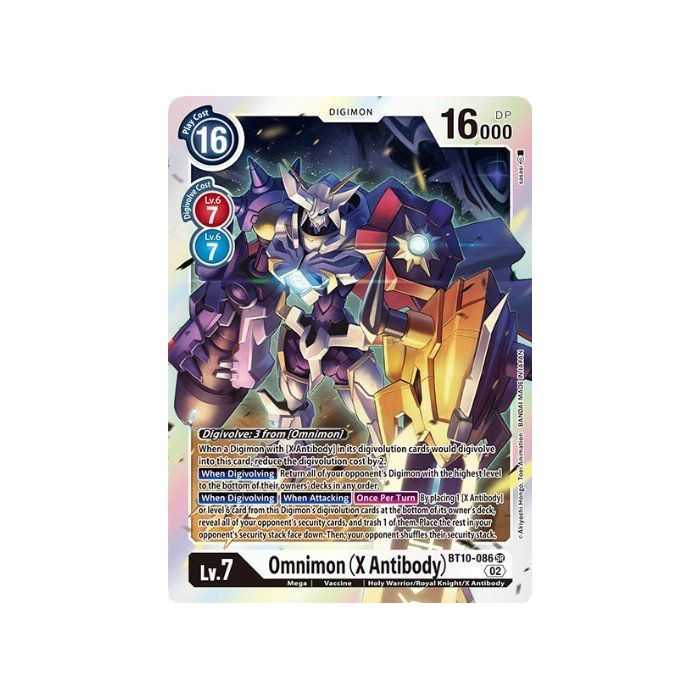 Omnimon (X Antibody) (Super Rare) – BT10 Xros Encounter | Carta DIGIMON en México