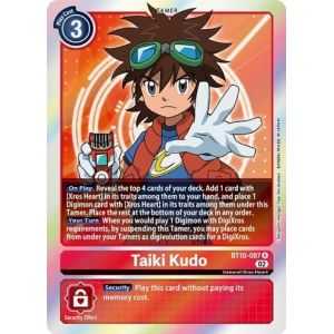 Taiki Kudo (Rare) – BT10 Xros Encounter | Carta DIGIMON en México