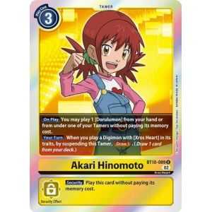 Akari Hinomoto (Rare) – BT10 Xros Encounter | Carta DIGIMON en México