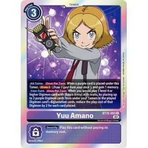 Yuu Amano (Rare) – BT10 Xros Encounter | Carta DIGIMON en México
