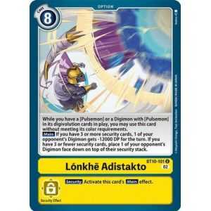 Lonkhe Adistakto (Common) – BT10 Xros Encounter | Carta DIGIMON en México