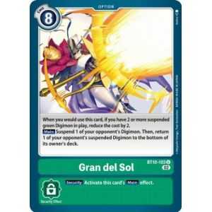 Gran del Sol (Uncommon) – BT10 Xros Encounter | Carta DIGIMON en México