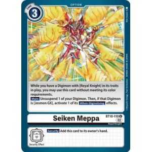 Seiken Meppa (Uncommon) – BT10 Xros Encounter | Carta DIGIMON en México