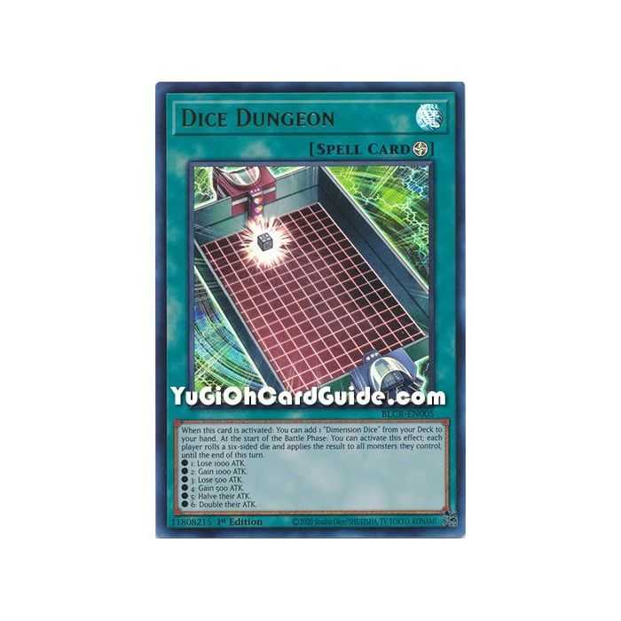 Dice Dungeon (Ultra Rare) – Battles of Legend Crystal Revenge | Carta YUGIOH en México