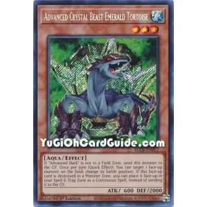 Advanced Crystal Beast Emerald Tortoise (Secret Rare) – Battles of Legend Crystal Revenge | Carta YUGIOH en México