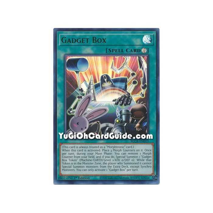 Gadget Box (Ultra Rare) – Battles of Legend Crystal Revenge | Carta YUGIOH en México