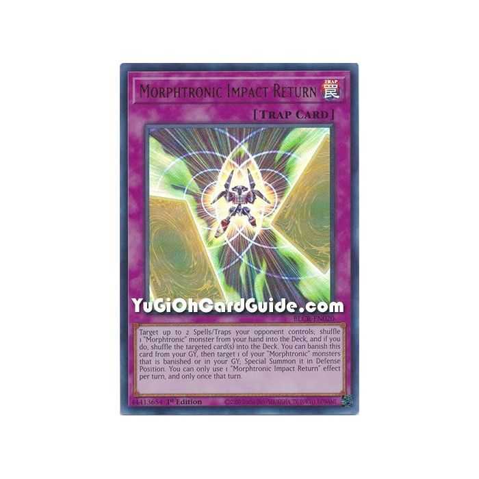 Morphtronic Impact Return (Ultra Rare) – Battles of Legend Crystal Revenge | Carta YUGIOH en México