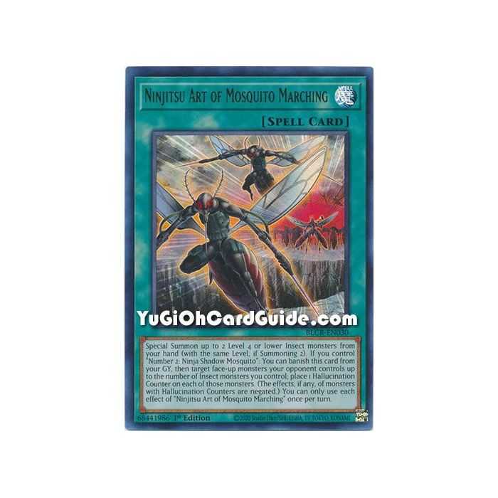 Ninjitsu Art of Mosquito Marching (Ultra Rare) – Battles of Legend Crystal Revenge | Carta YUGIOH en México