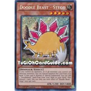 Doodle Beast - Stego (Secret Rare) – Battles of Legend Crystal Revenge | Carta YUGIOH en México