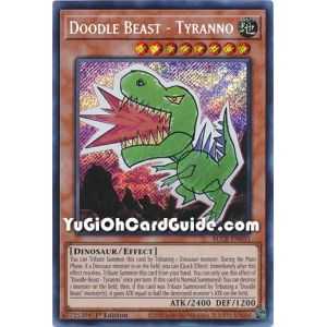 Doodle Beast - Tyranno (Secret Rare) – Battles of Legend Crystal Revenge | Carta YUGIOH en México