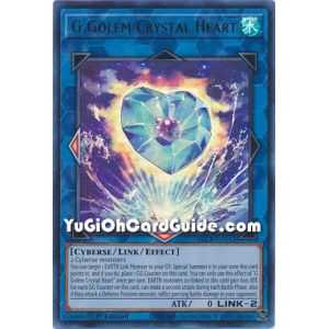 G Golem Crystal Heart (Ultra Rare) – Battles of Legend Crystal Revenge | Carta YUGIOH en México