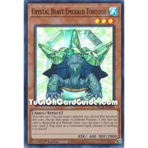 Crystal Beast Emerald Tortoise (Ultra Rare) – Battles of Legend Crystal Revenge | Carta YUGIOH en México