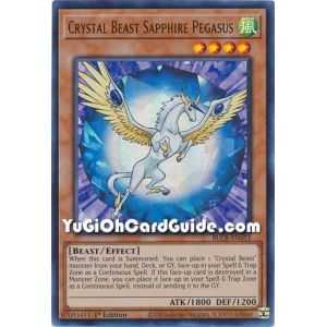 Crystal Beast Sapphire Pegasus (Ultra Rare) – Battles of Legend Crystal Revenge | Carta YUGIOH en México