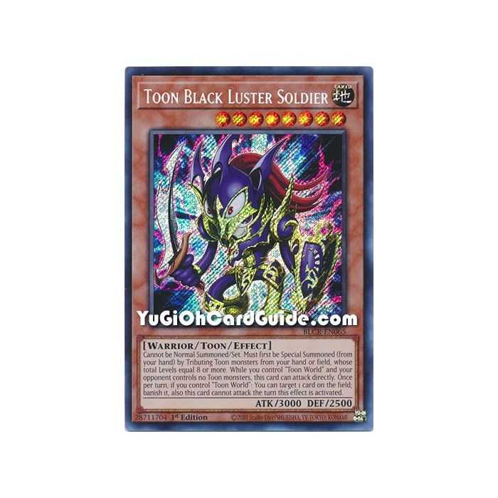 Toon Black Luster Soldier (Secret Rare) – Battles of Legend Crystal Revenge | Carta YUGIOH en México
