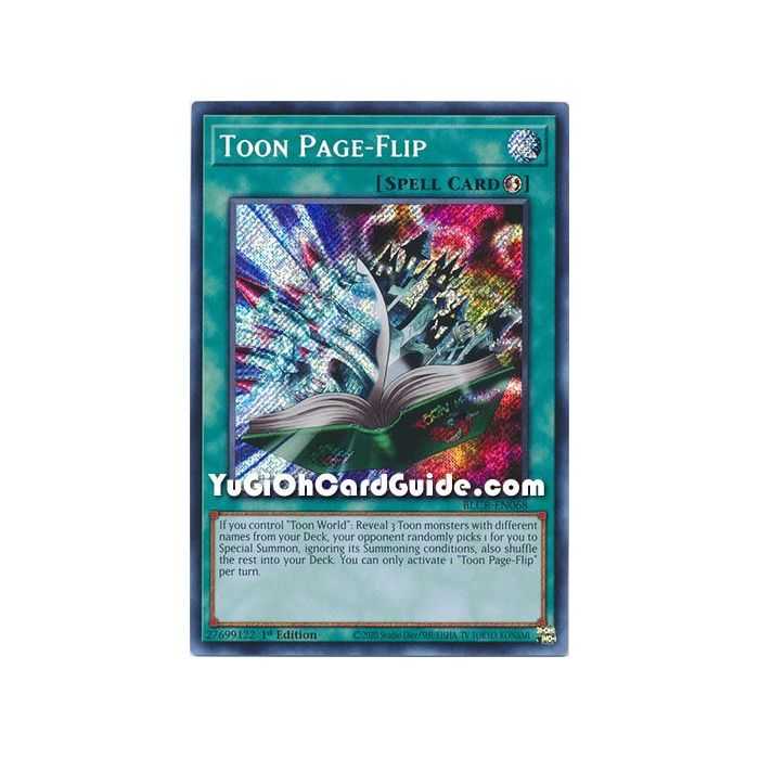 Toon Page-Flip (Secret Rare) – Battles of Legend Crystal Revenge | Carta YUGIOH en México