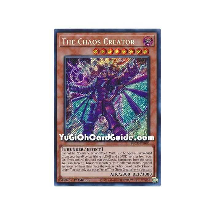The Chaos Creator (Secret Rare) – Battles of Legend Crystal Revenge | Carta YUGIOH en México