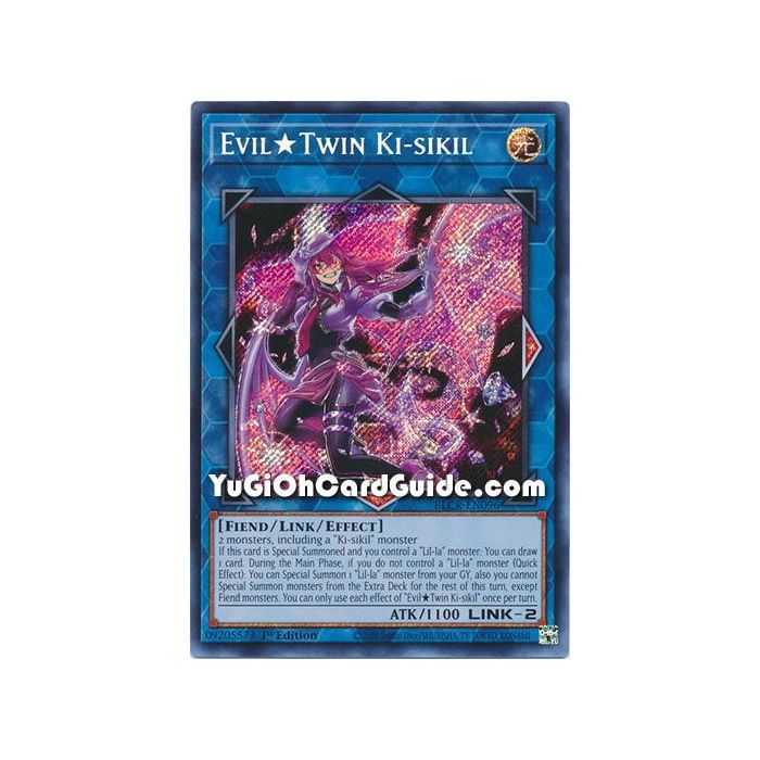 Evil Twin Ki-sikil (Secret Rare) – Battles of Legend Crystal Revenge | Carta YUGIOH en México