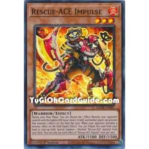 Rescue-ACE Impulse (Super Rare) – Amazing Defenders | Carta YUGIOH en México