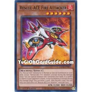 Rescue-ACE Fire Attacker (Rare) – Amazing Defenders | Carta YUGIOH en México