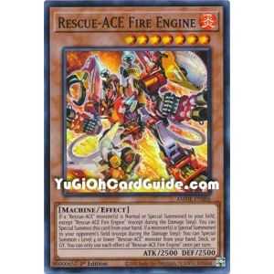 Rescue-ACE Fire Engine (Super Rare) – Amazing Defenders | Carta YUGIOH en México