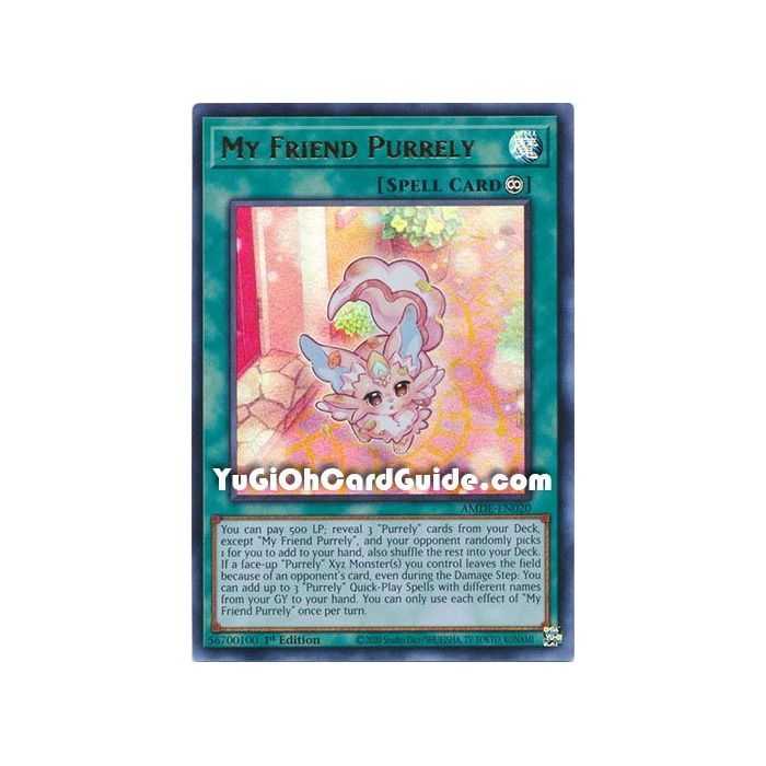 My Friend Purrely (Ultra Rare) – Amazing Defenders | Carta YUGIOH en México